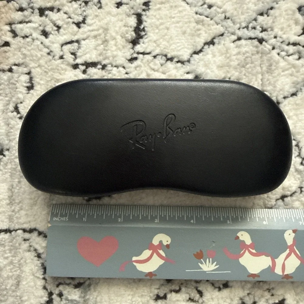 Ray-Ban Black Hard Case for Glasses/Sunglasses with Cloth Bag